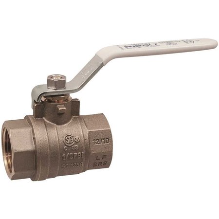 NIBCO 1-1/4 in. Brass Lead Free FIP Ball Valve TFP600ALF114